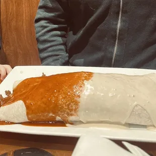 Lunch grande burrito