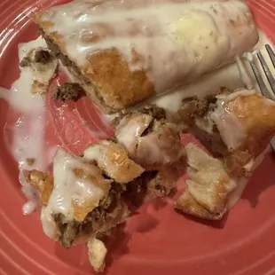 Beef chimichanga