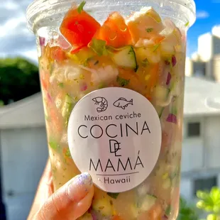 Mixed (fish &amp; shrimp) ceviche