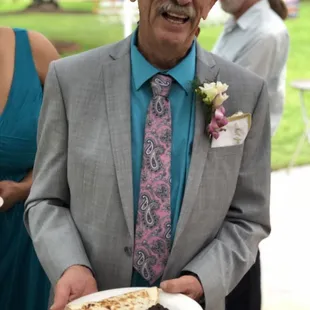 They absolute best picture of my dad. He must have liked them and the tacos because he never smiles for photos!