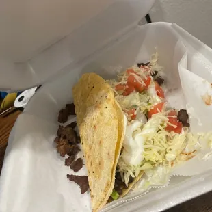 Asada Crispy Taco
