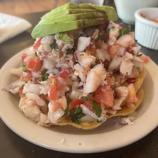 Ceviche tostado
