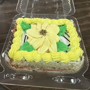 Homemade tres leches cake. Delicious.