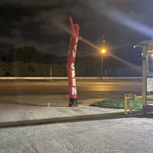 The open sign