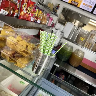 Inside shop