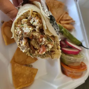 Machaca burrito