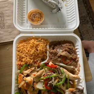 Combination Fajita platter