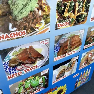 a mexican food stand