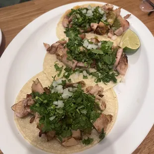 Chicken tacos