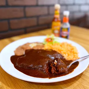 Mole Enchiladas