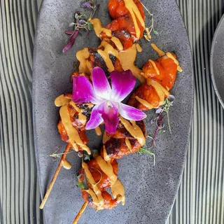 Bacon and Shrimp Skewer