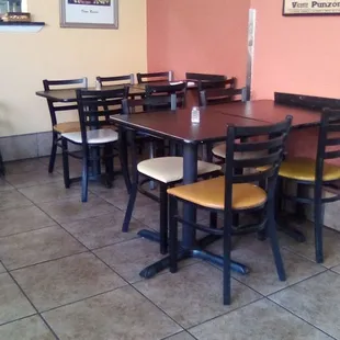 Inside Cocina Mexicana Express on Solano. Fine for a casual meal, but not very comfortable. The owner is a really nice guy.