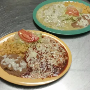 Red Enchiladas, Green Enchiladas
