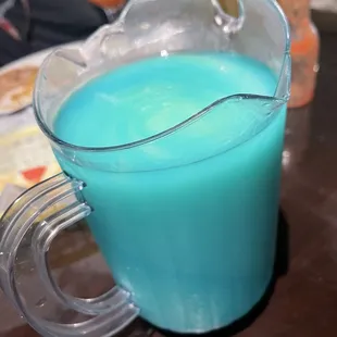 Blue Hawaiian frozen margarita