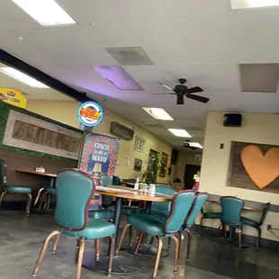 the interior of a restaurant
