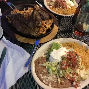 Double order of Texacanas fajitas! OMG delicious!!!