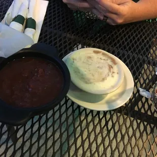 Bean dip is amazing, and the salsa is amazing!