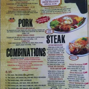 Menus