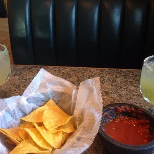 Best margaritas in town! Salsa and chips are also pretty good !!