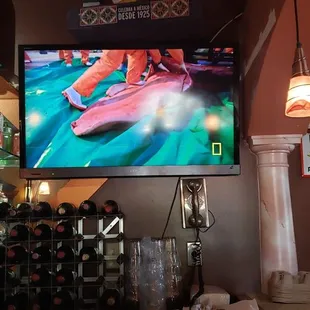 They have sharks being cut open by people and eaten by whales on tv, just what I want to see while eating, that&apos;s a shark liver
