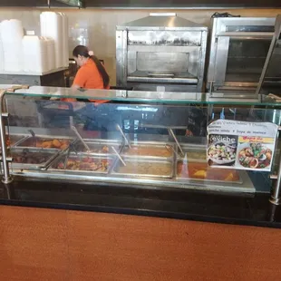 Cooked food with no covers