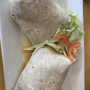 Chicken burrito