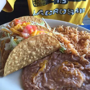Taco plate.