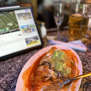 Steak chimichanga so good