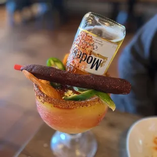 oysters and mussels, drink