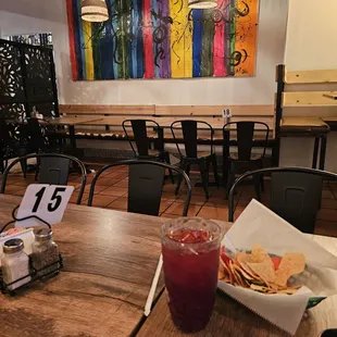 the interior of a restaurant