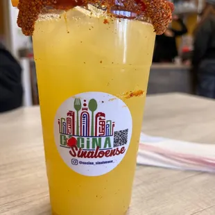 Agua fresca De piña .