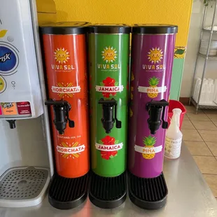 Aguas Frescas Selection (Horchata, Jamaica, Piña)