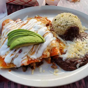 Enchilada rancheros