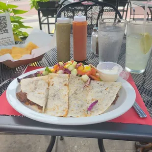 Patio dining