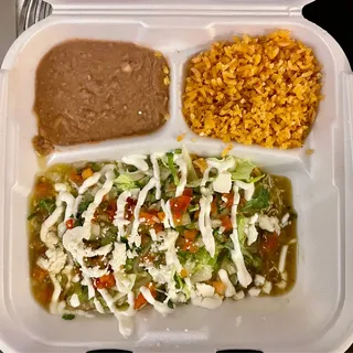 2 Enchiladas Plate