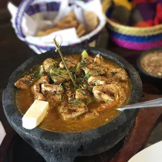 Grilled Chicken Molcajete