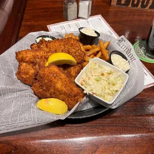3 piece fish.