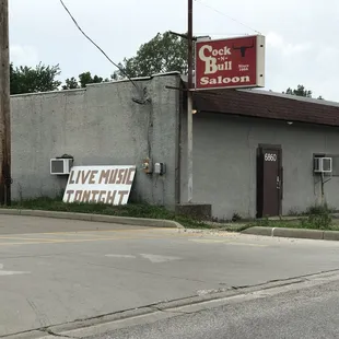 the outside of the building