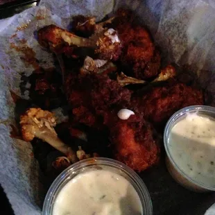 Voo doo chicken wing bones ;)