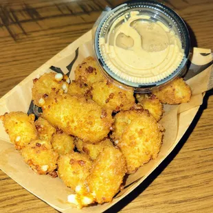 Deep fried cheese curds