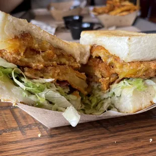 Fried green tomato BLT