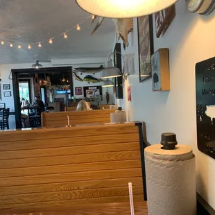 the interior of a restaurant