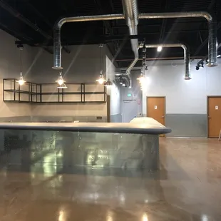 the interior of the facility