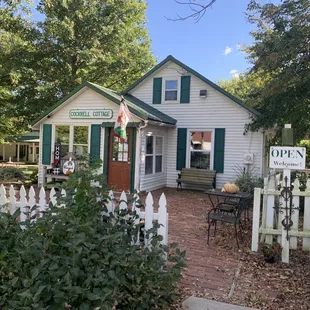 The Cockrell Cottage is the boutique with mainly women's clothing, accessories, and Vera Bradley bags.