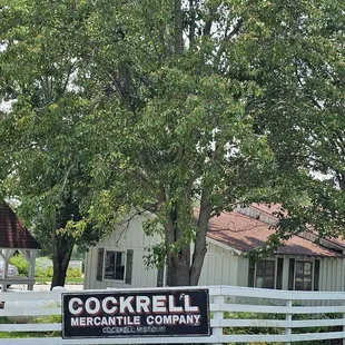 Outside of the Cockrell Mercantile Company