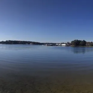 Stunning view from one of a ten picnic tables.