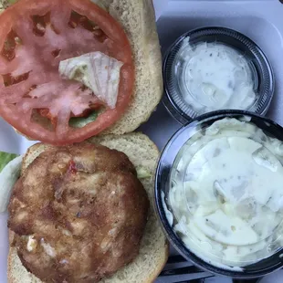 Crab Cake Sandwich