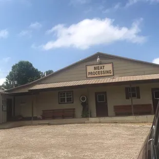 the outside of the building