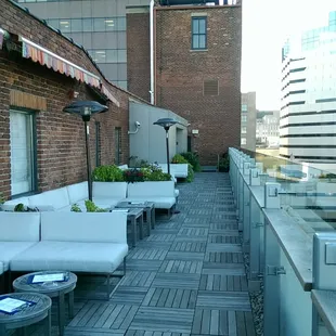 outside