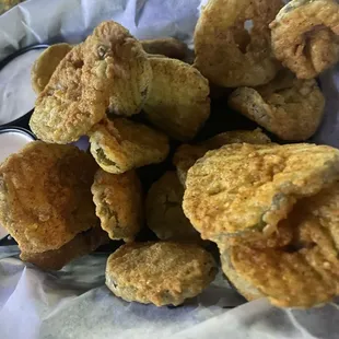 Deep fried pickles